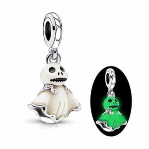 NWOT Glow in the Dark Celestial & Horoscope Ghost Charm Sterling Silver 925